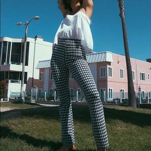 Urban Outfitters gingham flare pants